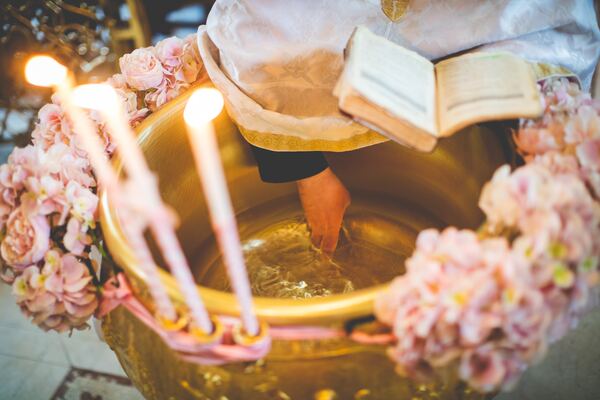 Christening photograph by Evagoras Mandrides, christening photographer in North London