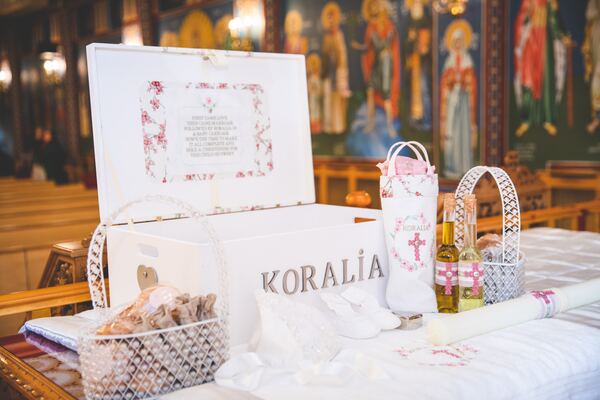 Christening photograph by Evagoras Mandrides, christening photographer in North London