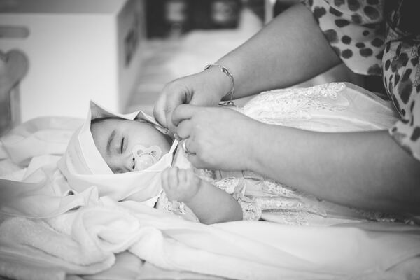Christening photograph by Evagoras Mandrides, christening photographer in North London