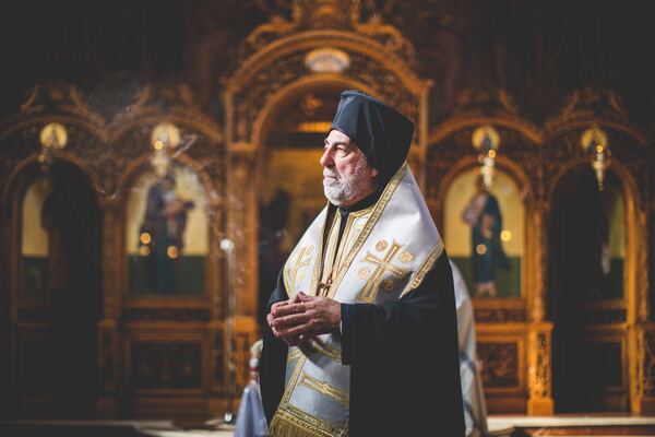 Christening photograph by Evagoras Mandrides, christening photographer in North London