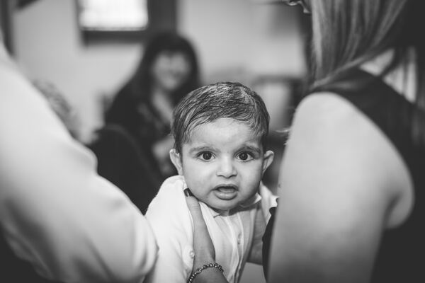 Christening photograph by Evagoras Mandrides, christening photographer in North London
