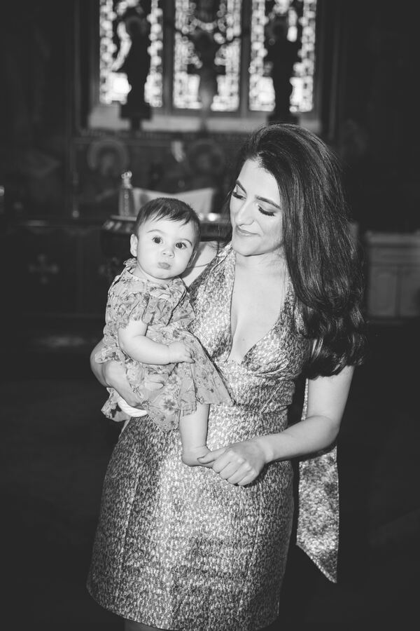 Christening photograph by Evagoras Mandrides, christening photographer in North London