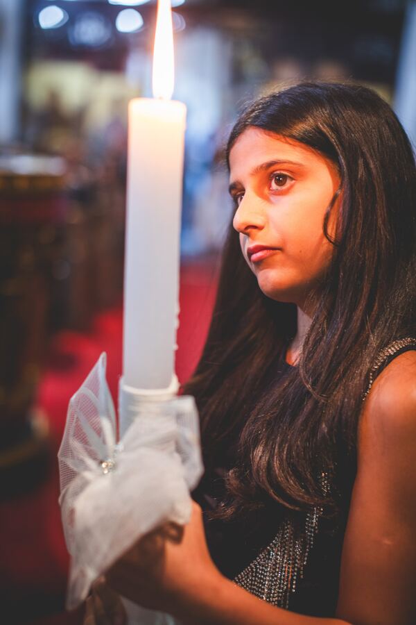 Christening photograph by Evagoras Mandrides, christening photographer in North London