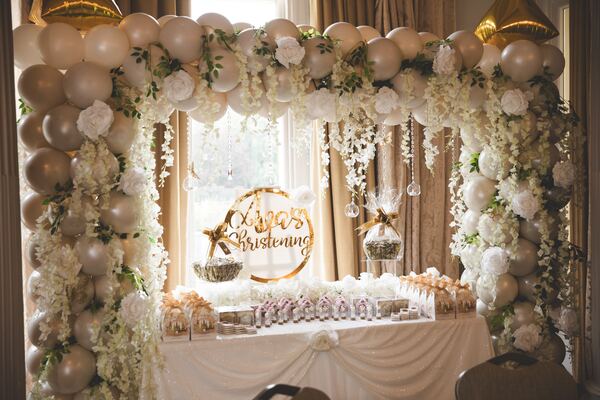 Christening photograph by Evagoras Mandrides, christening photographer in North London