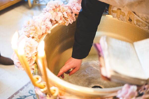 Christening photograph by Evagoras Mandrides, christening photographer in North London