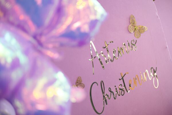 Christening photograph by Evagoras Mandrides, christening photographer in North London