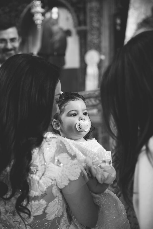 Christening photograph by Evagoras Mandrides, christening photographer in North London
