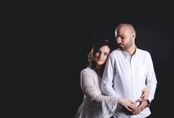 Studio portrait taken at the Evagoras Mandrides studio in Enfield