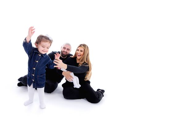 Studio portrait taken at the Evagoras Mandrides studio in Enfield
